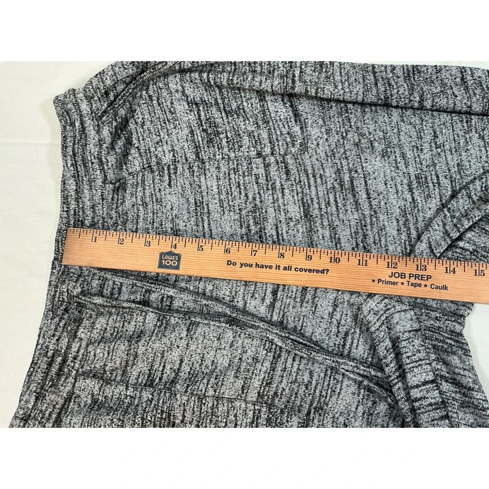 Ink & Ivy Hacci Knit Lounge 2 Pc Set Pullover Top/Pant Pull On Large Gray